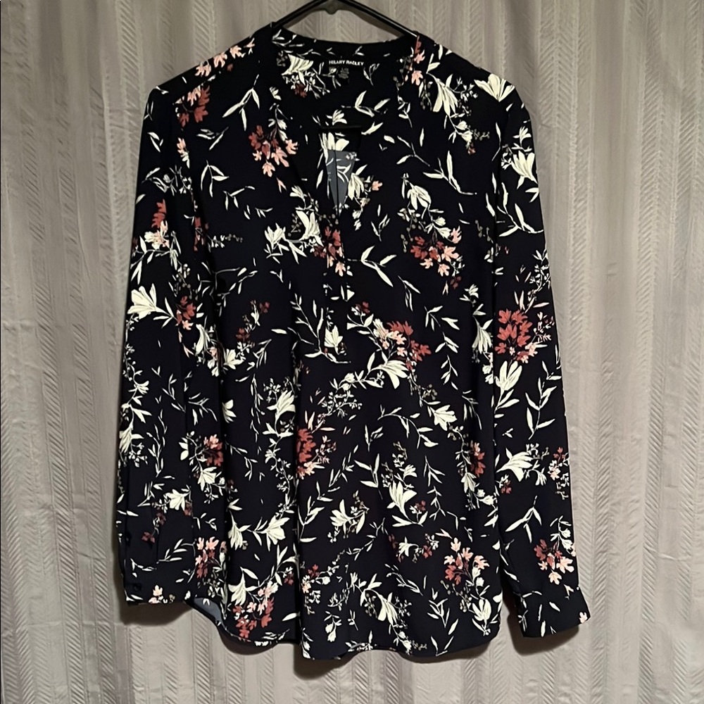 Hilary Radley Floral Blouse